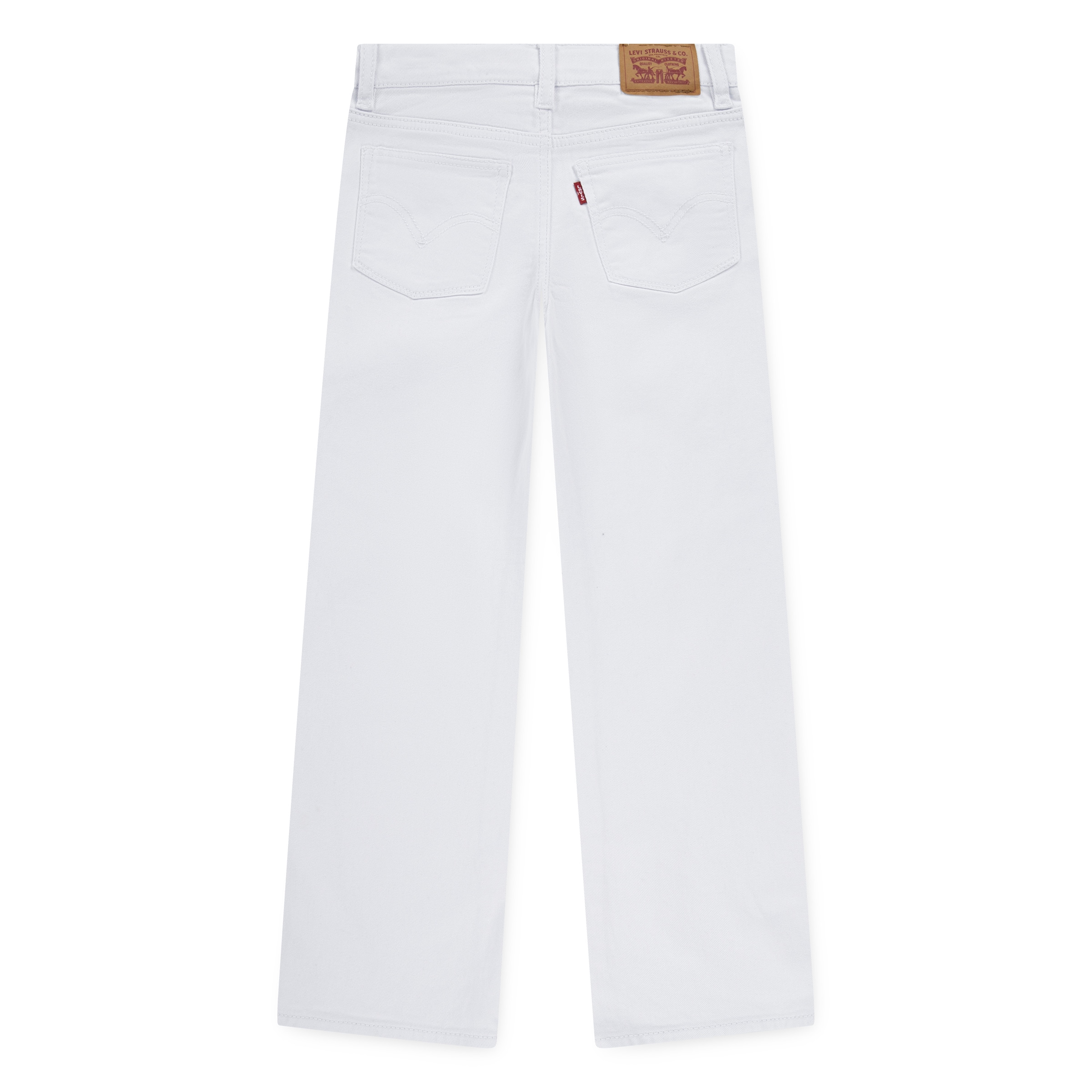 Levi's Kids Wide Leg Jeans in Weiß
