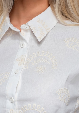 Ombre Blouse ' OW-SH-E0066' in Wit