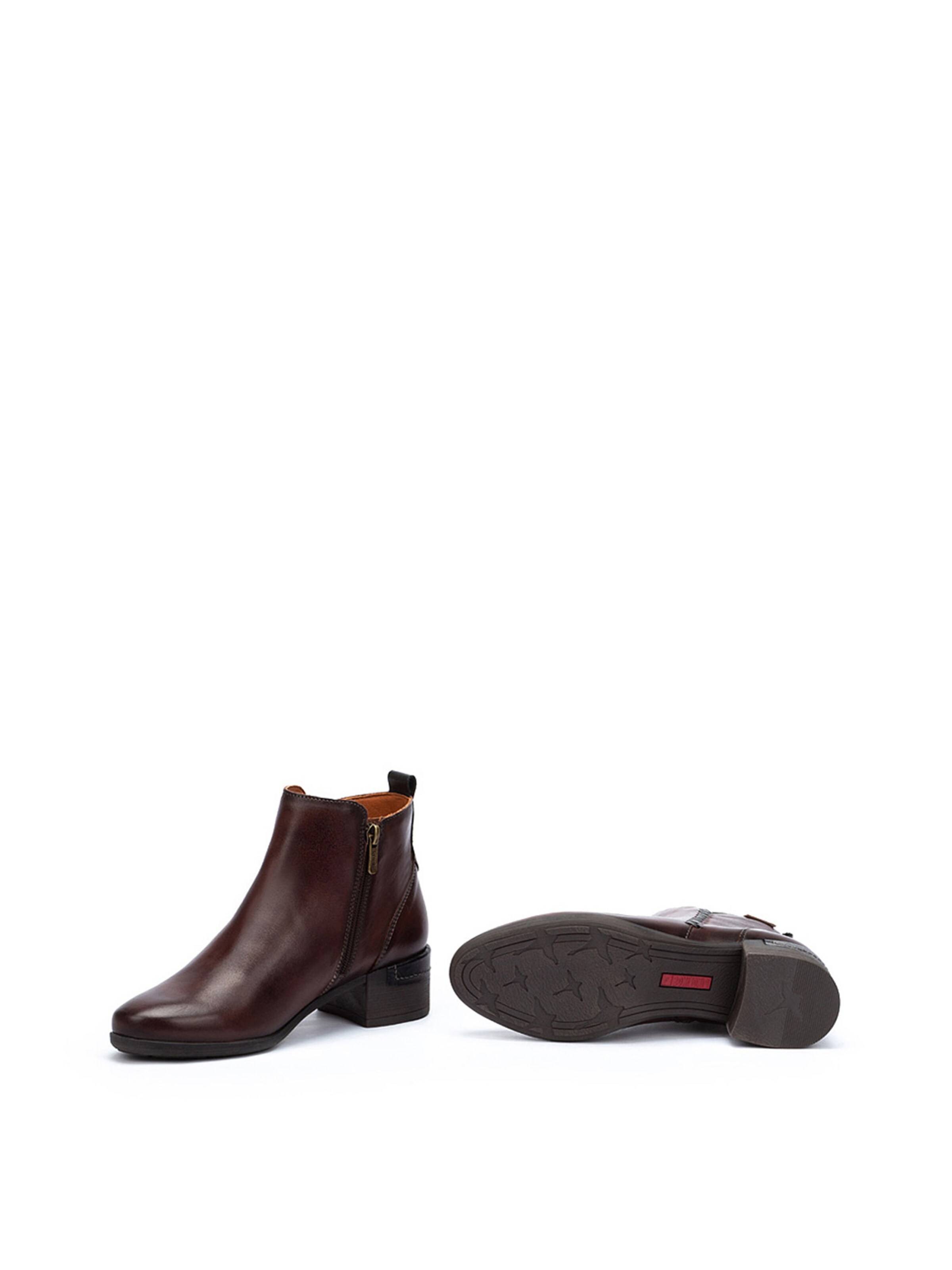 PIKOLINOS Gležnarji z vezalkami 'Malaga' | rdeča barva