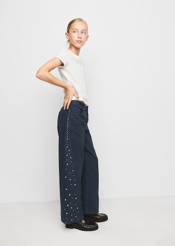 MANGO KIDS Wide Leg Jeans 'ESTRELLI' in Blau