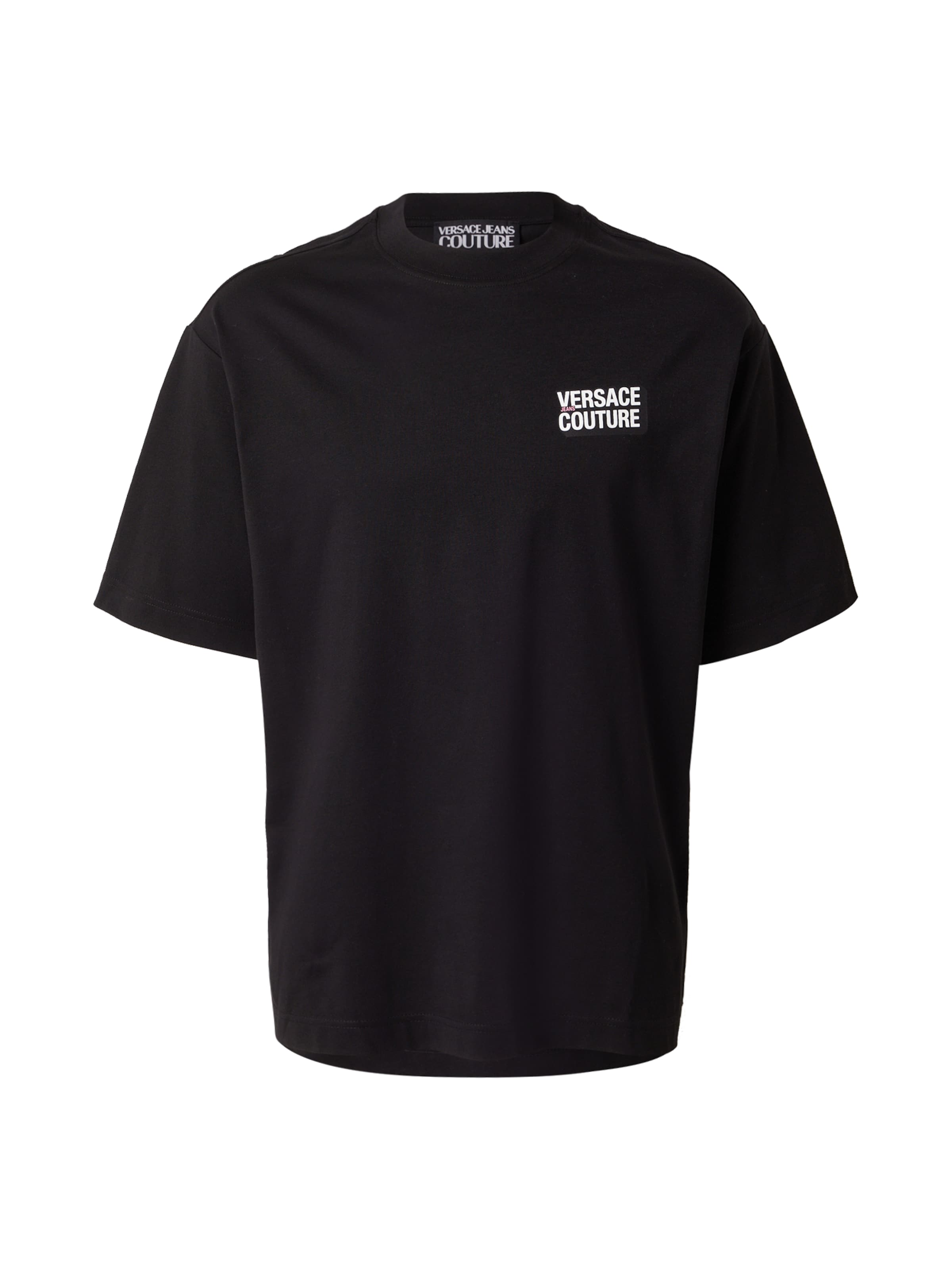 Versace Jeans Couture Μπλουζάκι σε μαύρο: μπροστά