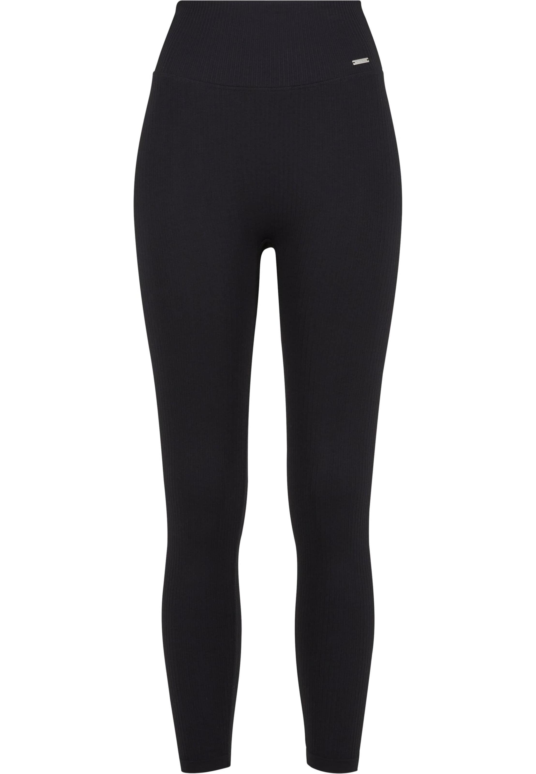 Skinny Pantalon de sport Aim'n en noir : devant