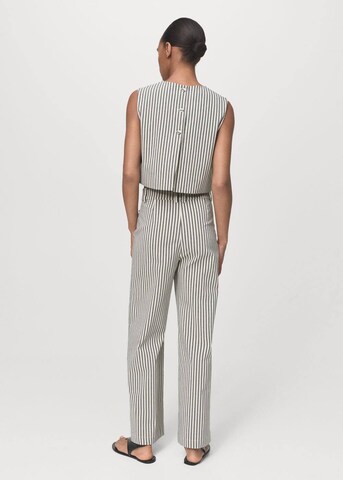 MANGO Wide Leg Hose 'Valerie' in Beige