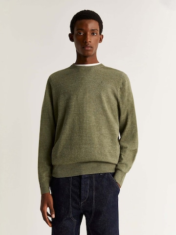 Scalpers Sweater 'Marais' in Green: front