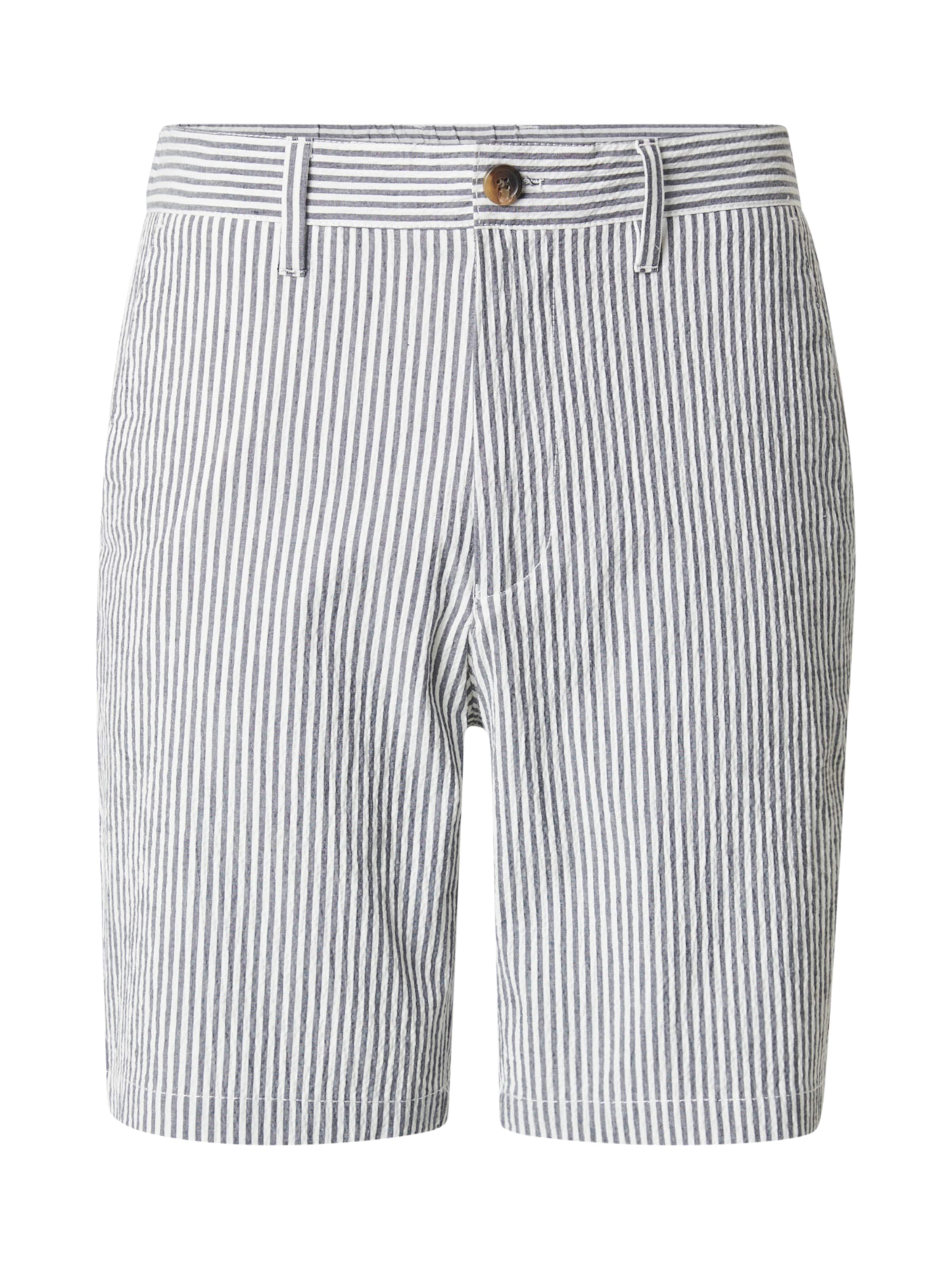 SELECTED - Pantalón chino 'SLHKARL' en azul: frente