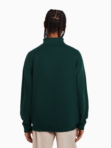 Bershka Sweatshirt in Green