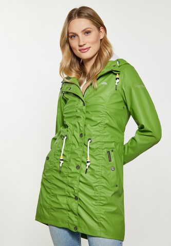 Manteau fonctionnel Schmuddelwedda en vert : devant