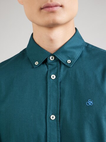 SCOTCH & SODA Regular fit Overhemd 'Seasonal Core' in Groen