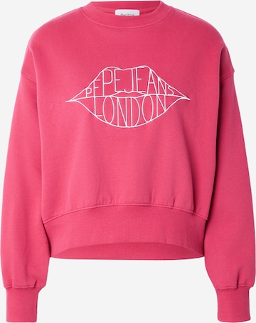 Pepe Jeans Sweatshirt 'Bernis' in Pink: Vorderseite