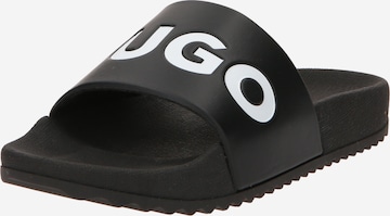 HUGO Strand-/badschoen in Zwart: voorkant