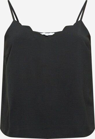 ABOUT YOU Curvy Top 'Tela' in Zwart: voorkant