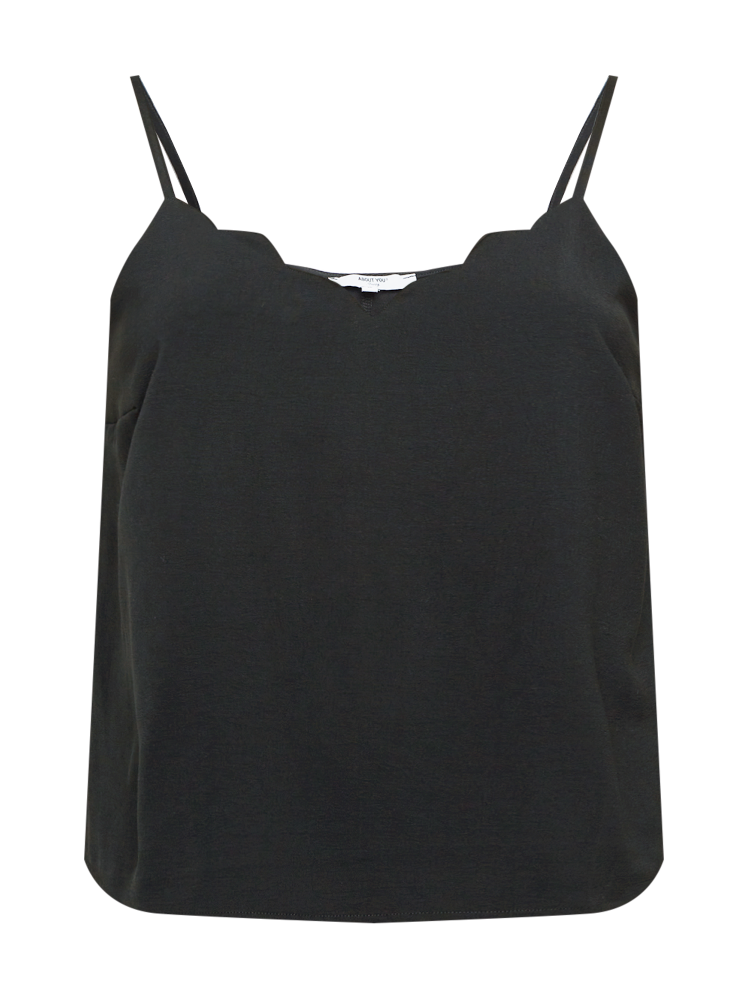  Curvy Top Tela in Nero 