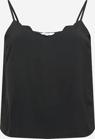 ABOUT YOU Curvy Top 'Tela' in Zwart: voorkant