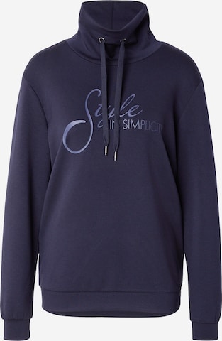 Sweat-shirt 'Banu' Soyaconcept en bleu : devant