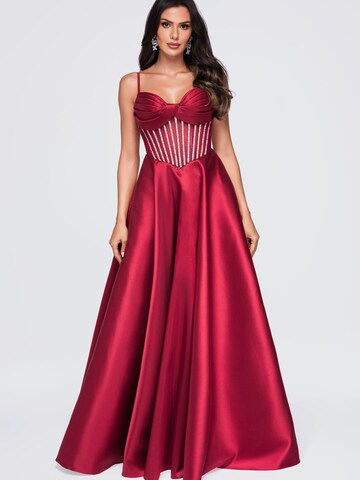 Ombre Evening dress in Red