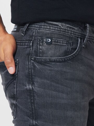 TOM TAILOR DENIM Slimfit Jeans 'PIERS' in Grau