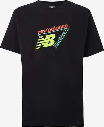 new balance Футболка 'Classic' в Черный: спереди