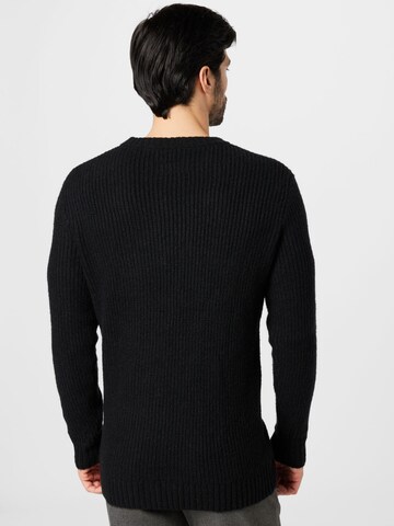 TOM TAILOR Sweater in Black