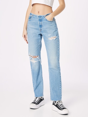 LEVI'S ® Regular Jeans '501 Jeans Mini Waist' in Blue: front