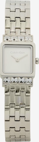 Montre à affichage analogique 'Poise' Calvin Klein en argent : devant