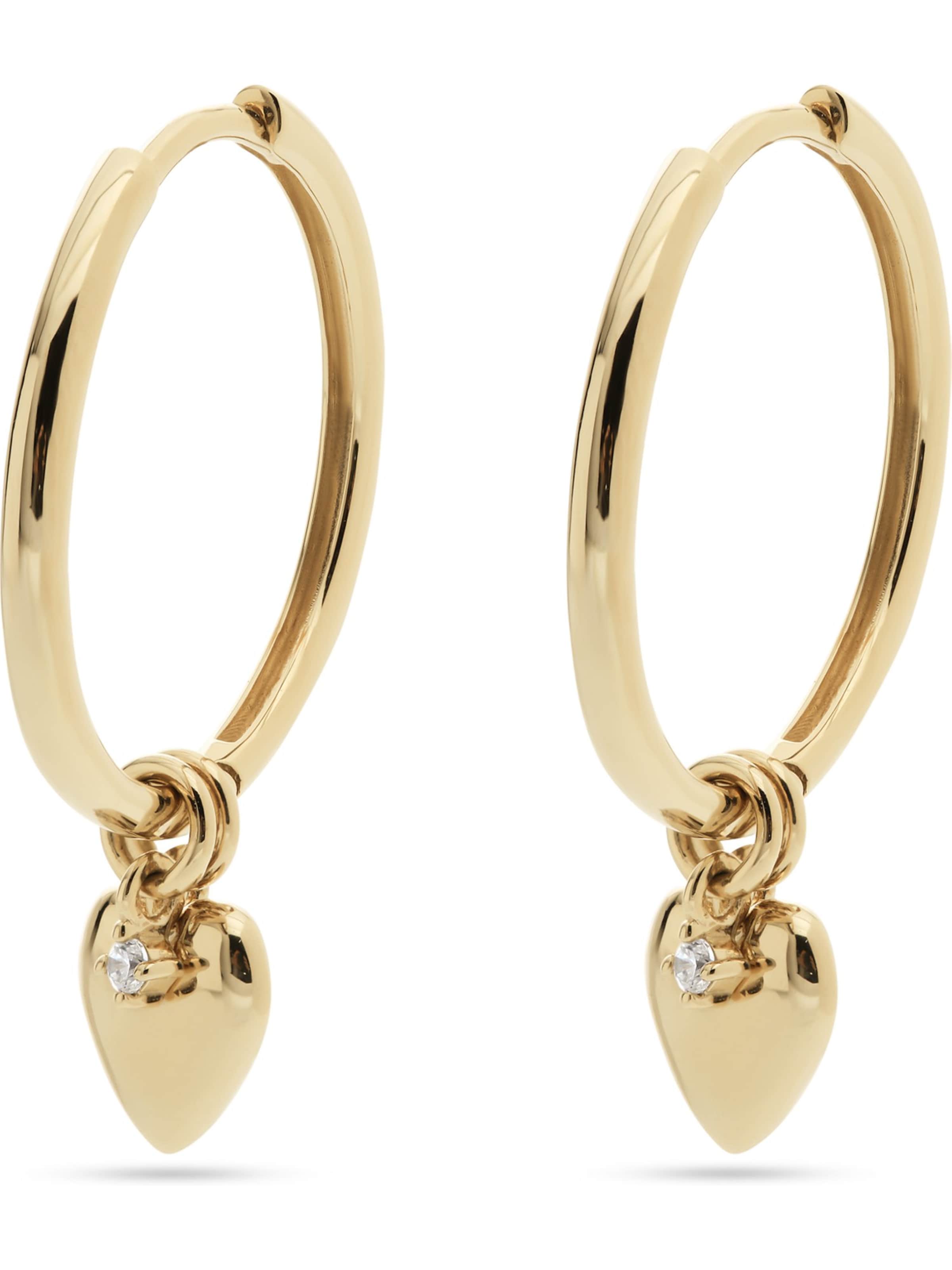 Guido Maria Kretschmer Jewellery Earrings in Gold / Transparent, Item view