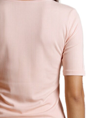 Nina von C. Undershirt 'Bamboo Rib' in Orange