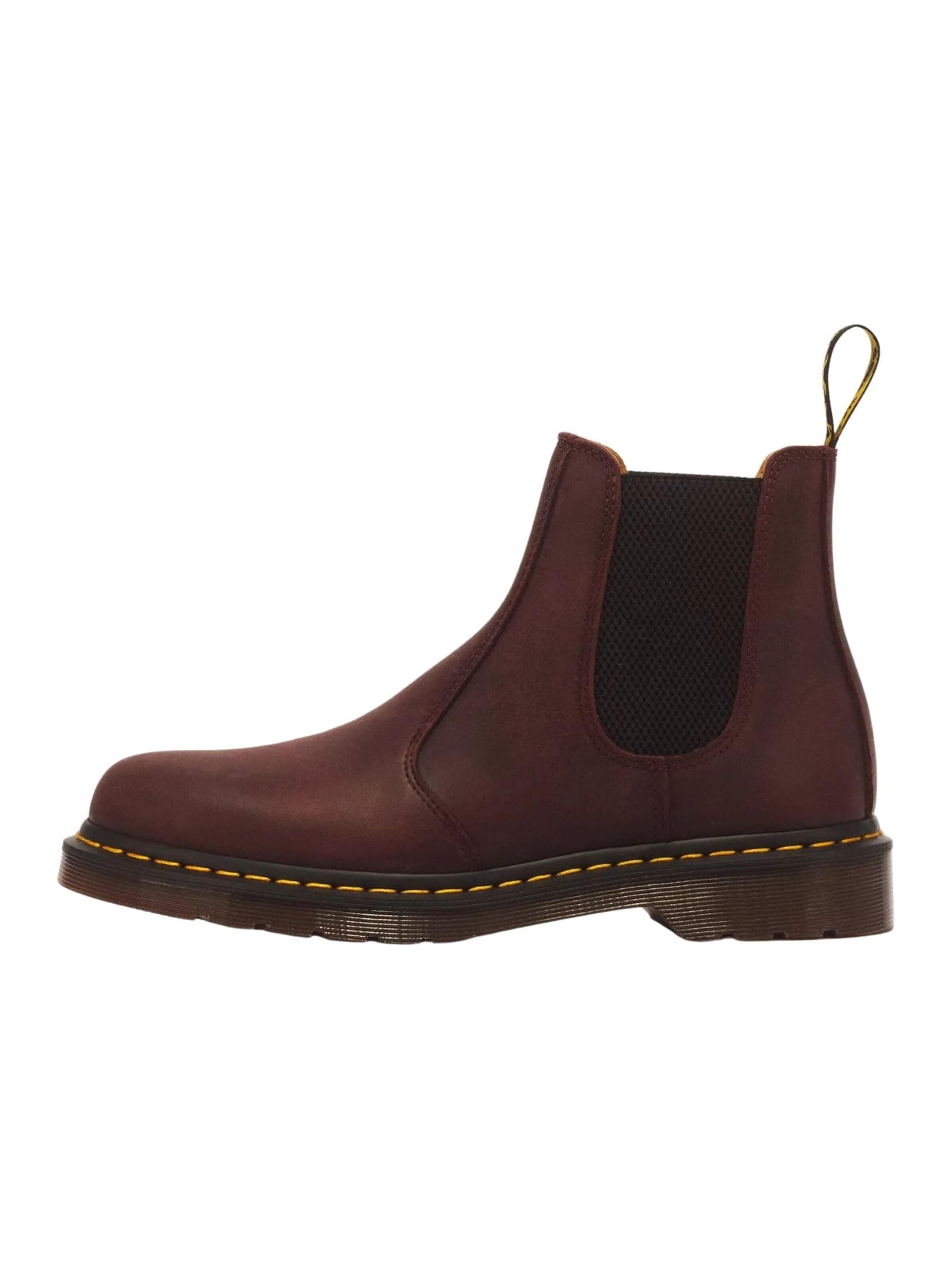 Boots chelsea 'Beatles 2976 YS' di Dr. Martens in rosso: frontale