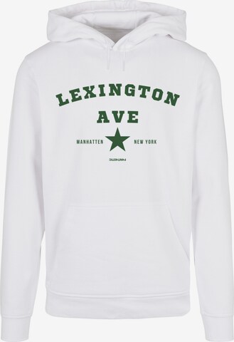 Sweat-shirt 'Lexington Ave' F4NT4STIC en blanc : devant