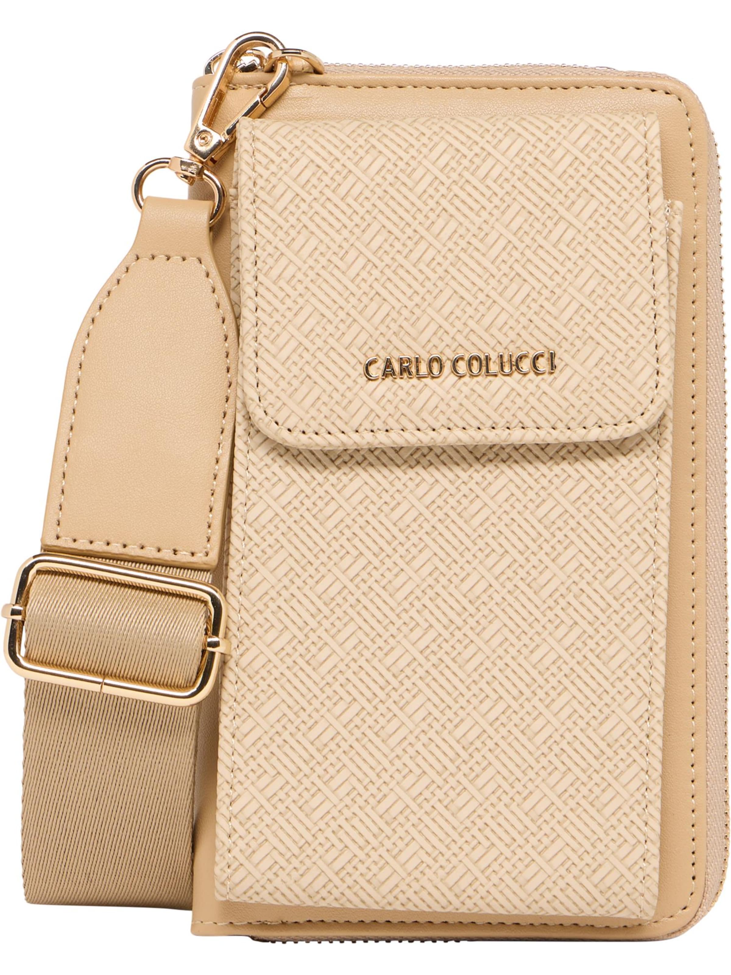Carlo Colucci Smartphone case 'di Gesaro' in Beige: front