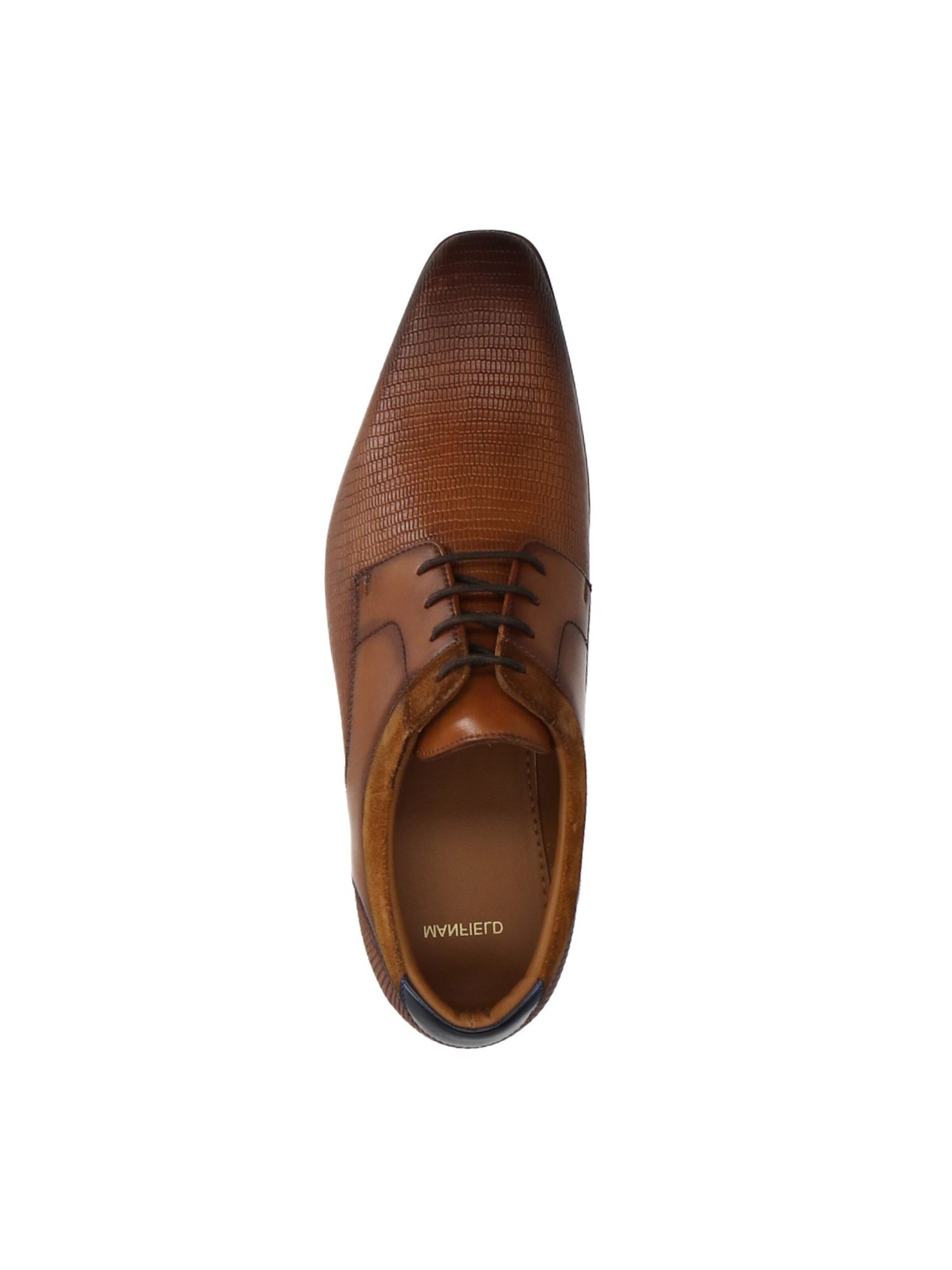 MANFIELD Schnürschuh in Braun