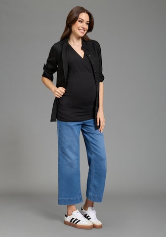 Neun Monate Regular Jeans in Blue