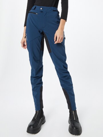 VAUDE Tapered Outdoor trousers 'Qimsa  II' in Blue: front