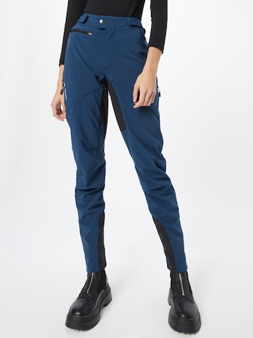 VAUDE Tapered Outdoor Pants 'Qimsa  II' in Blue: front