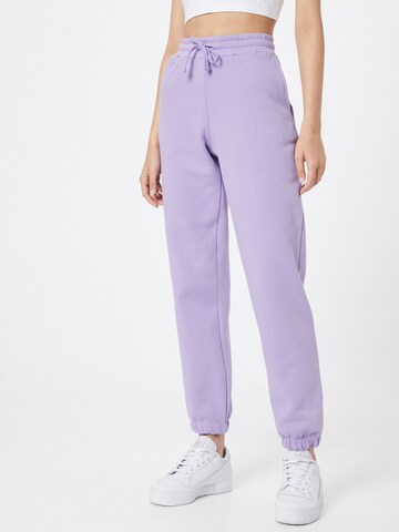 b.young Tapered Pants in Purple: front