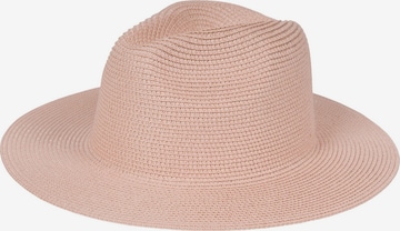 styleBREAKER Hat 'Panama Strohhut - Knautschhut' in Pink