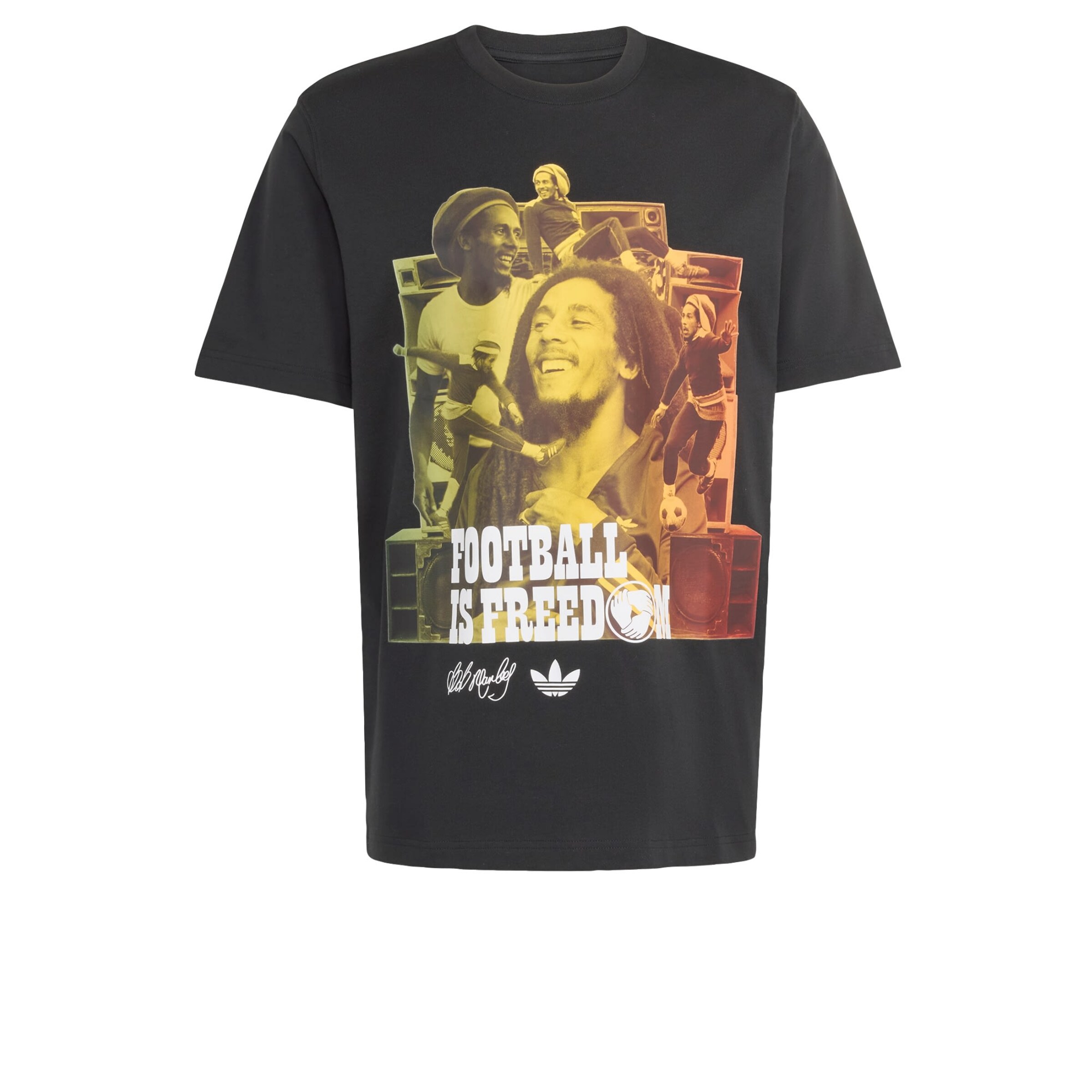 ADIDAS PERFORMANCE Funktionsshirt 'Bob Marley' in gelb / orange / schwarz, Produktansicht
