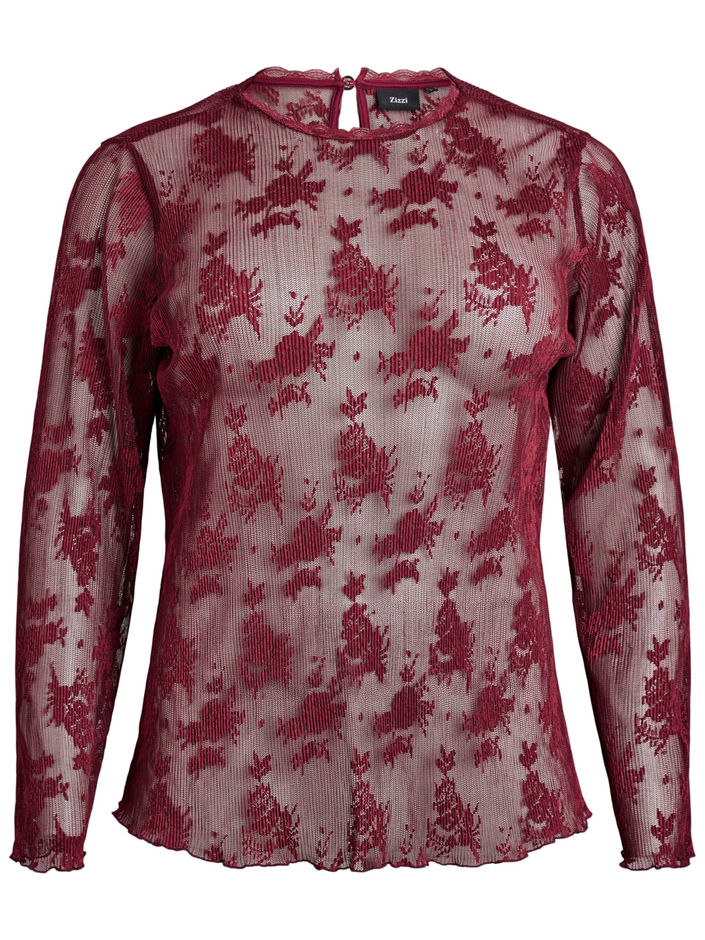 Zizzi Блуза 'EROSA' в червено: отпред