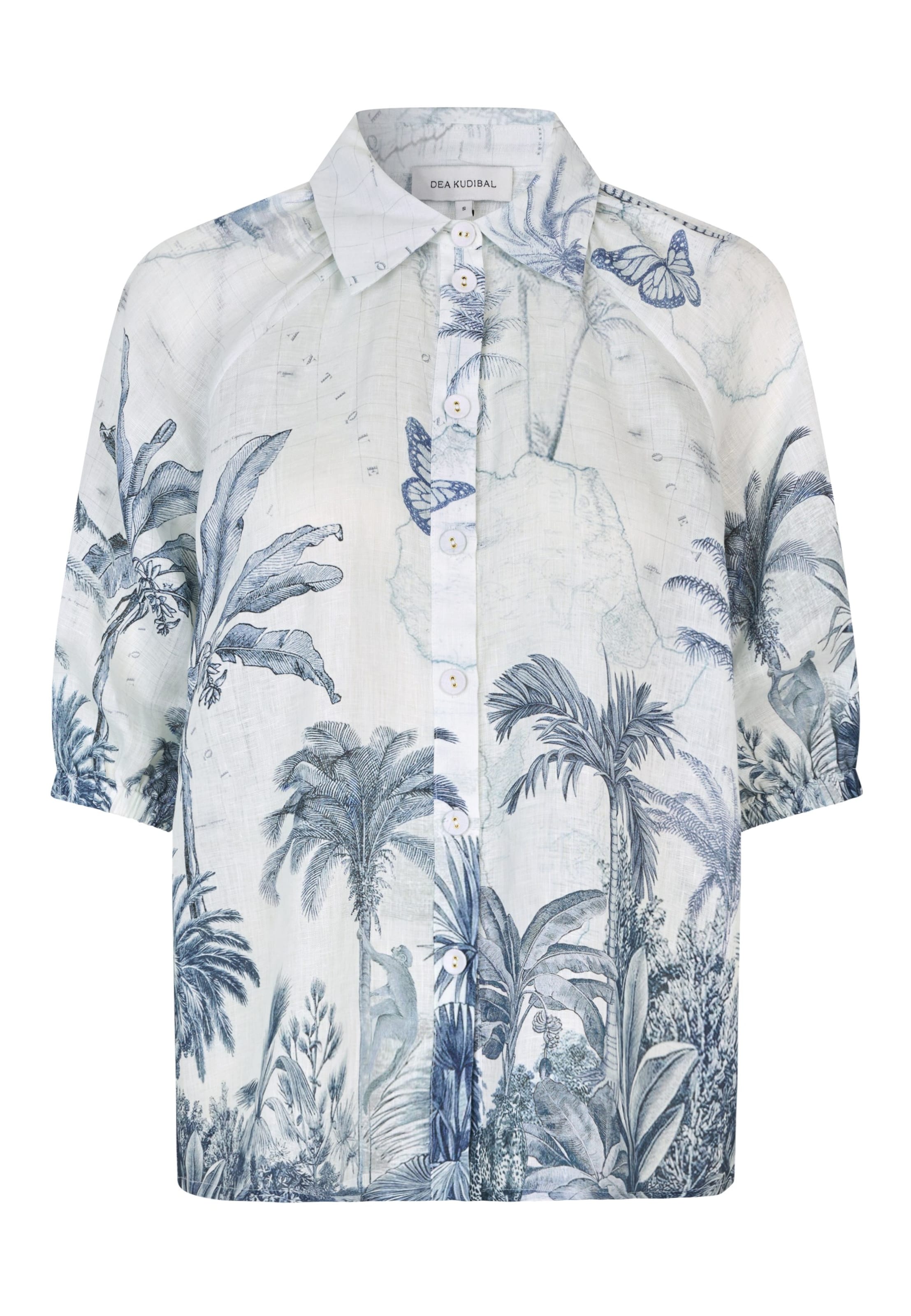 Dea Kudibal Blus i blå: framsida