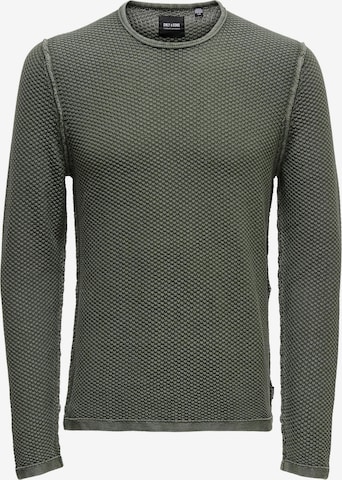 Only & Sons Sweater 'Pavo' in Grey: front