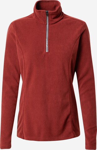 BRUNOTTI Athletic Sweater 'Misma FW2021' in Red: front