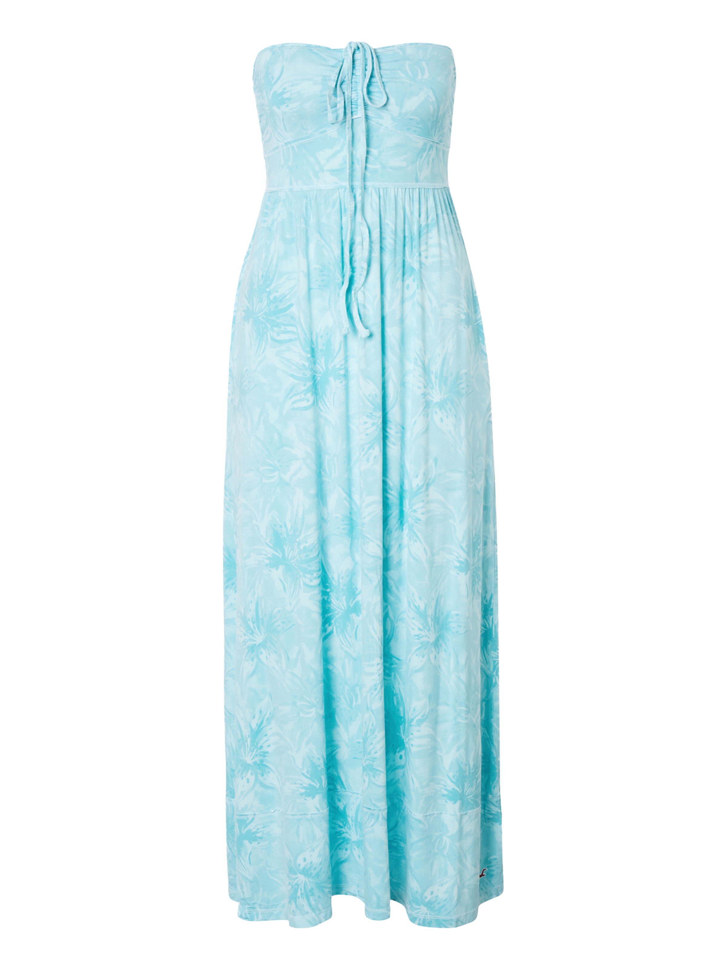 HOLLISTER Kleid in aqua / weiß, Produktansicht