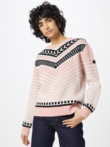 Pull-over ROXY en rose : devant