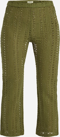 Loosefit Pantalon 'Lagos Dream' ROXY en vert : devant