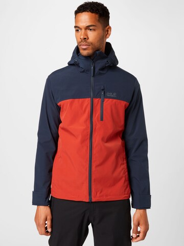 JACK WOLFSKIN Sportjacke 'DESERT' in Rot: predná strana