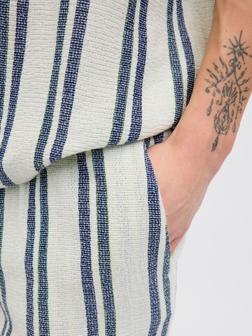 JACK & JONES Loose fit Trousers 'JPSTJaiden' in White