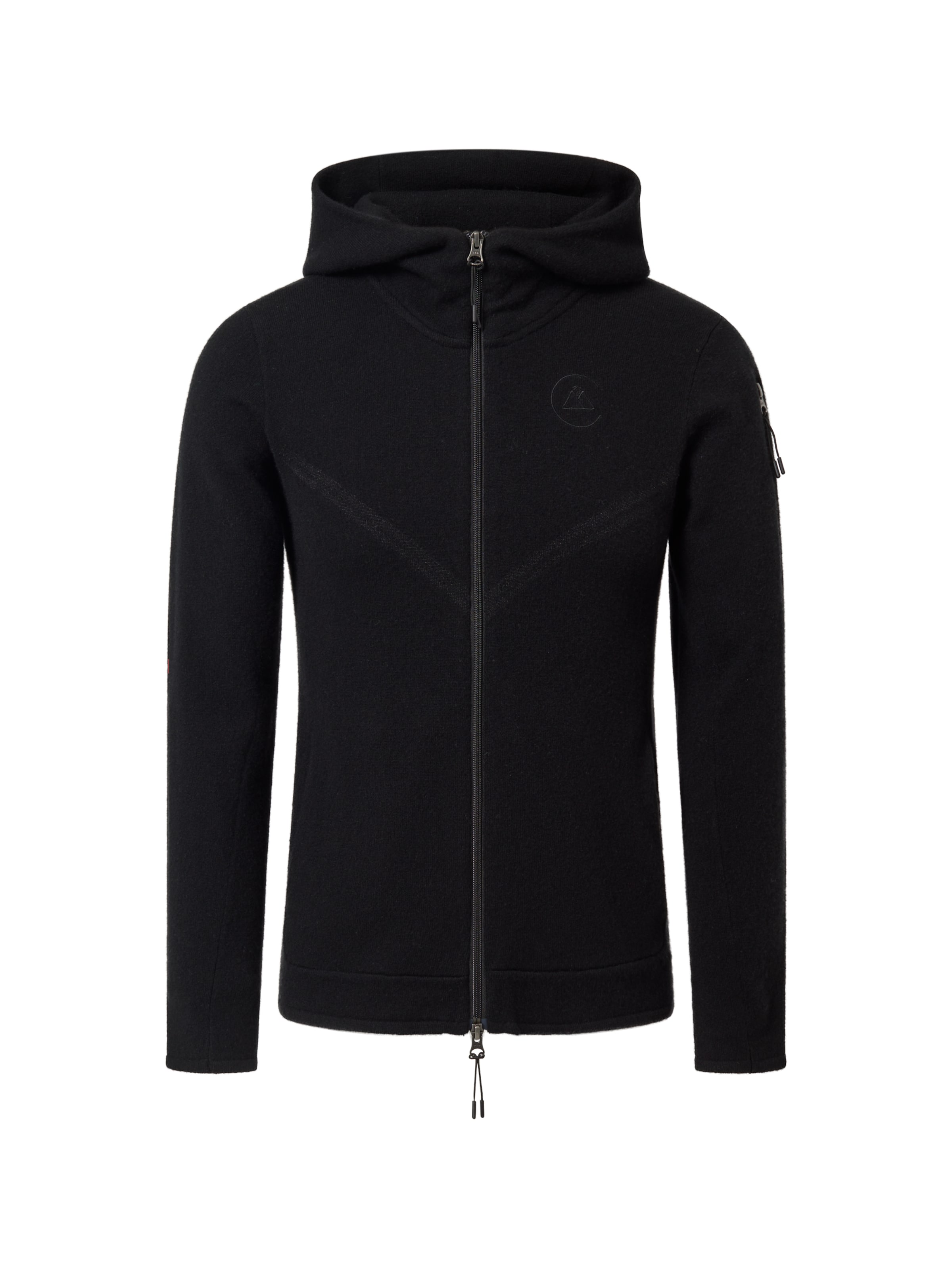 Pull-over CASH-MERE.CH en noir : devant