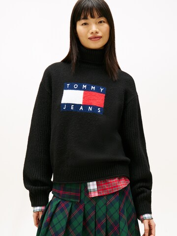 Pull-over Tommy Jeans en noir : devant