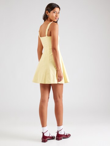 Abito estivo 'MILA CLASSIC' di Abercrombie & Fitch in giallo
