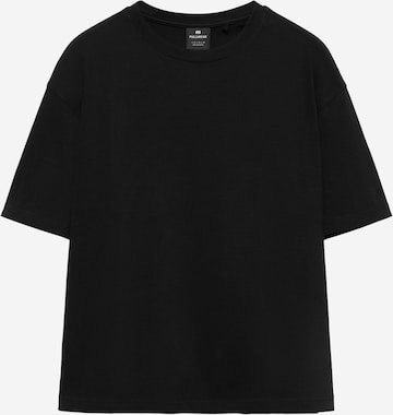 Tricou de la Pull&Bear pe negru: față