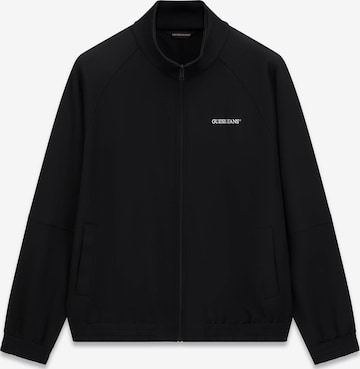 GUESS JEANS Sweatjacka i svart: framsida